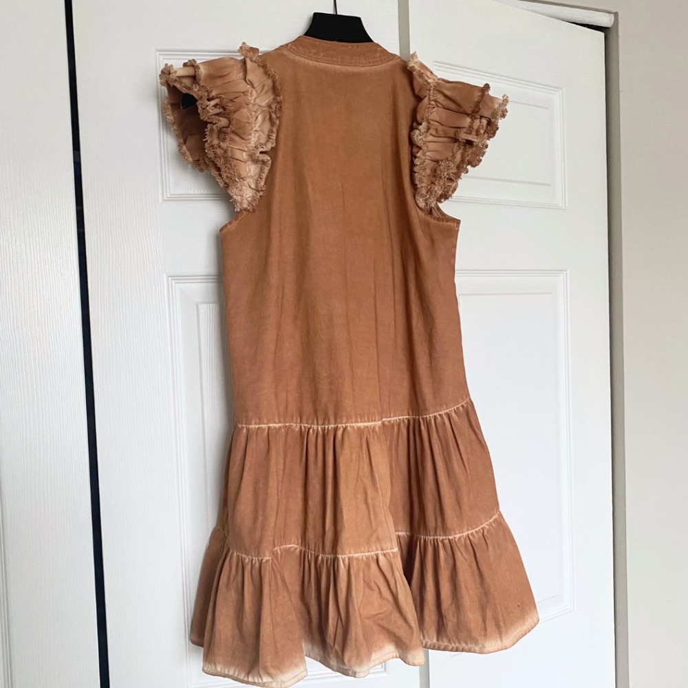 Love the Label Faded Ruffle Mini Dress NWOT - Picture 3 of 5